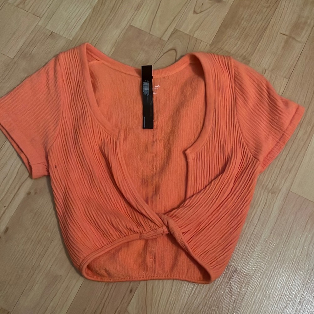 Orange Crop Top Urban Outfitters